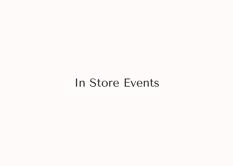 In Store Events