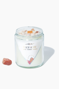 8 oz. Crystal Candle - Peach Agate