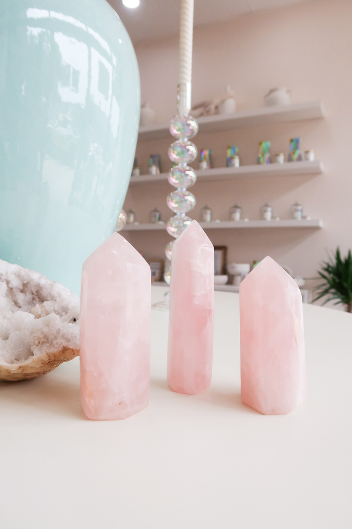 Crystal Tower - Rose Quartz